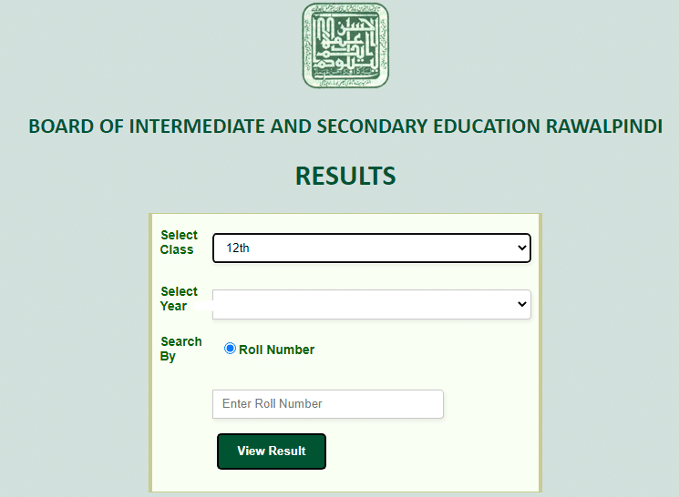 12th Class Result 2023 BISE Rawalpindi Board