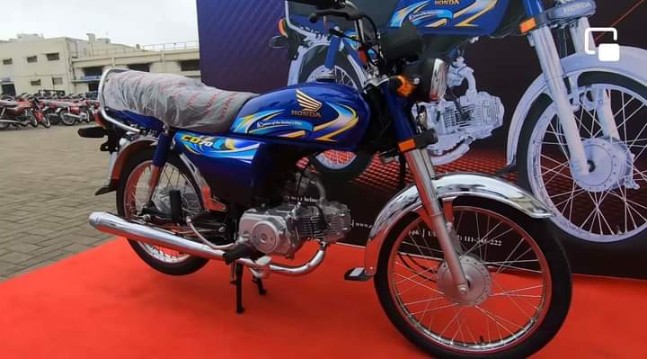Honda CD 70 2024 Model Price in Pakistan Blue