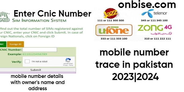 How to Trace Anyone Number in Pakistan 2023